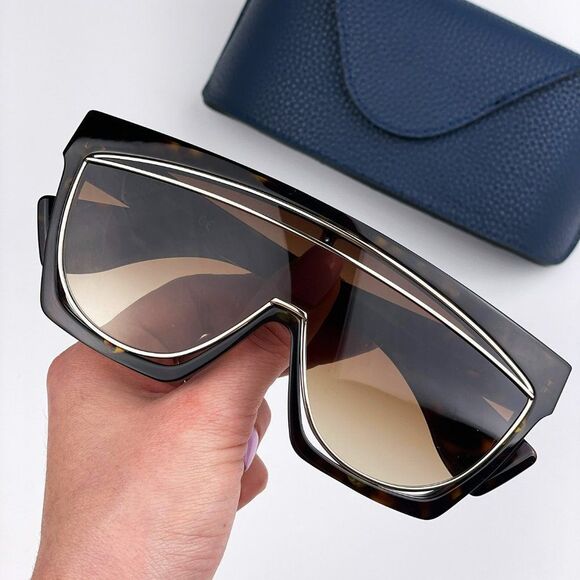 Loewe LW40012F FILIPA MASK  52F Sunglasses Shiny Havana Gradient Brown Women main image 10